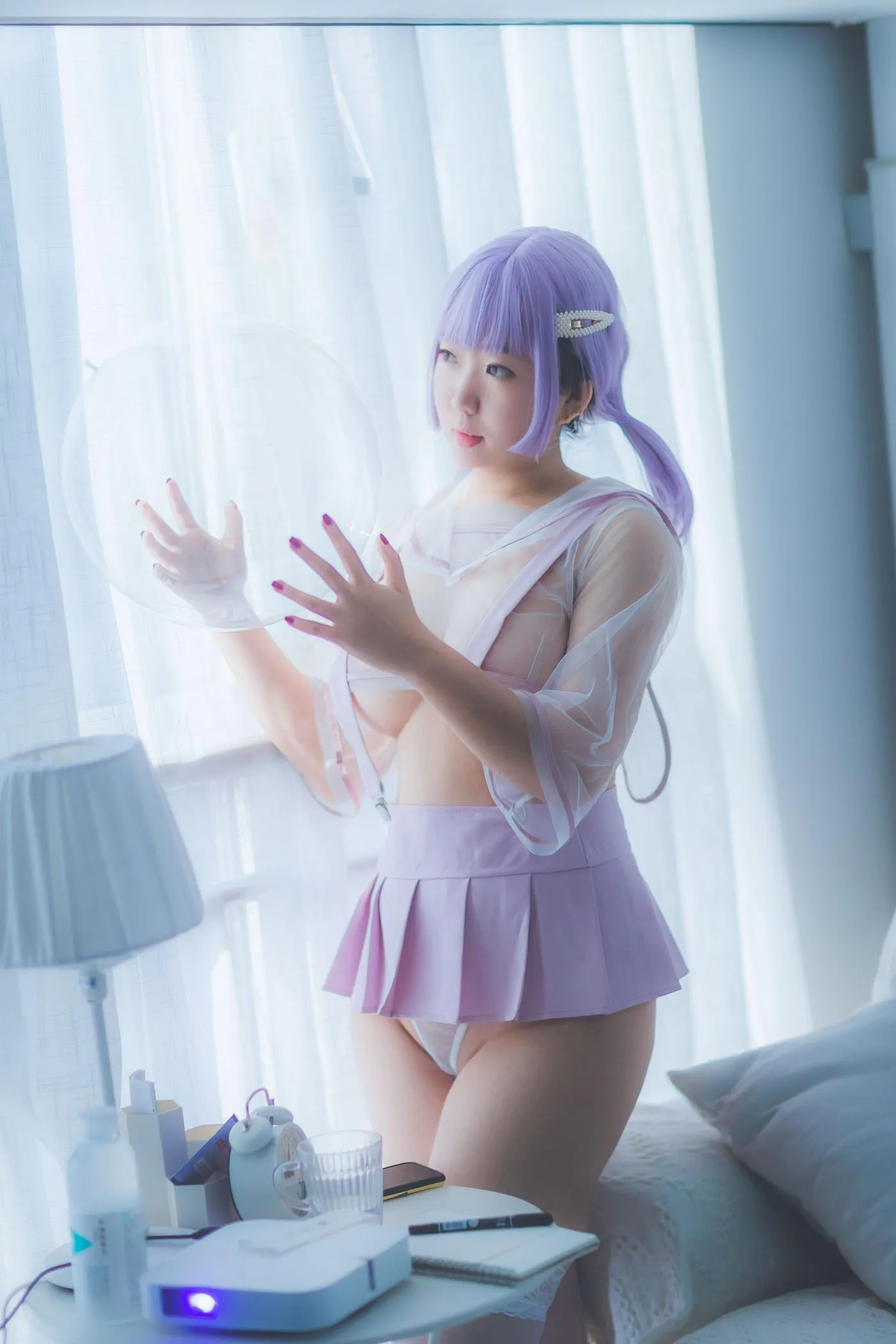 甜糖大魔王 – NO.01 粉色兔兔 [33P]插图6